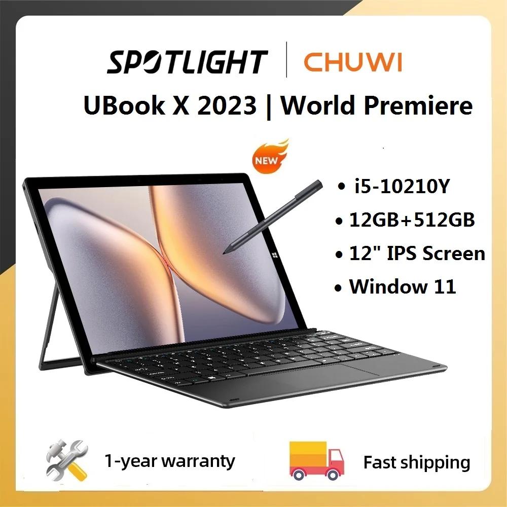 CHUWI UBook X º 2024, Ű ŸϷ , 2 in 1 º PC, 12GB, 512GB, i5-10210Y 12 ġ, 2K IPS ũ,  11, 2.4G, 5G 